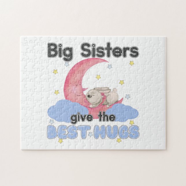 Big Sisters Give the Best Hugs - Moon Bunny (Horizontal)