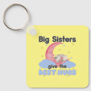 Big Sisters Give the Best Hugs - Moon Bunny Schlüsselanhänger