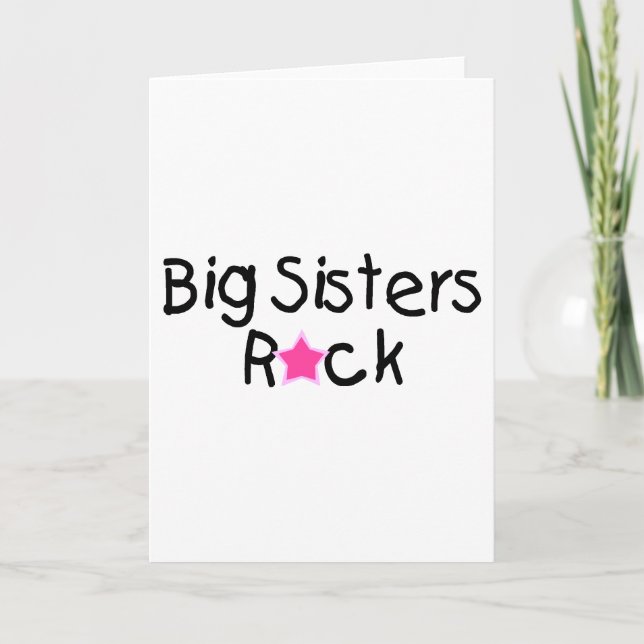 Big Sisters Rock Karte (Vorderseite)