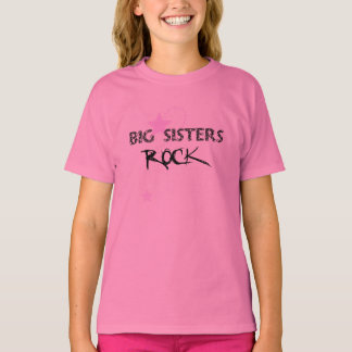 Big Sisters Rock Pink T-Shirt