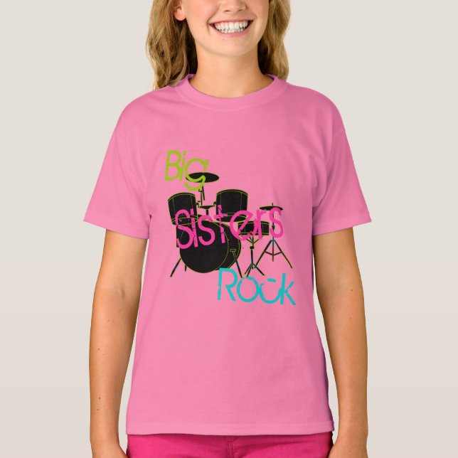 Big Sisters Rock T-Shirt (Vorderseite)