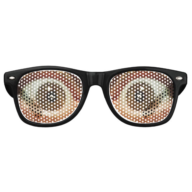 Big Skull Eyes Sonnenbrille (Vorderseite)