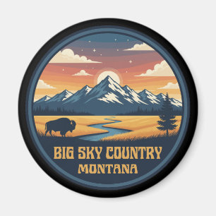 Big Sky Country Montana Magnet