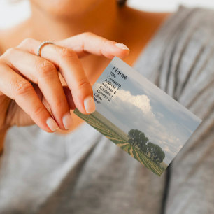 Big Sky Farmland Landschaft Visitenkarte