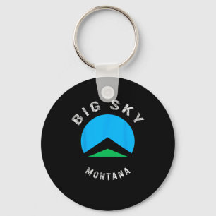 Big Sky Montana Ski Snowboarden Skilaufen Schnee Schlüsselanhänger