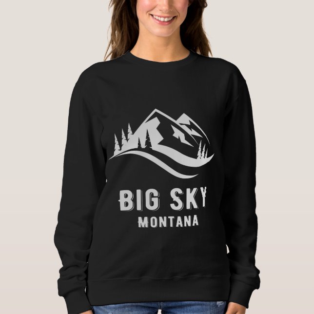 Big Sky Montana Sweatshirt (Vorderseite)