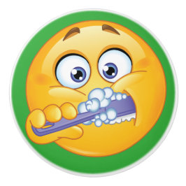 Big Smile Brushing Teeth Drawer Knoblauch - SRF Keramikknauf