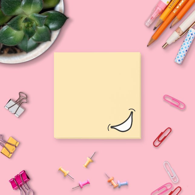 Big Smile Post - Notizen (Big Smile Post It Notes Cream)