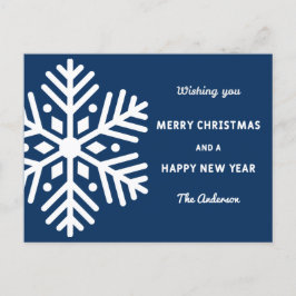 Big Snowflake carte Noël et Nouvel An