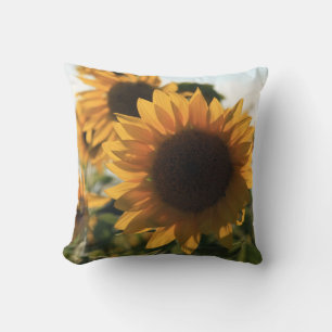BIG Sonnenblume Baumwollkissen Kissen