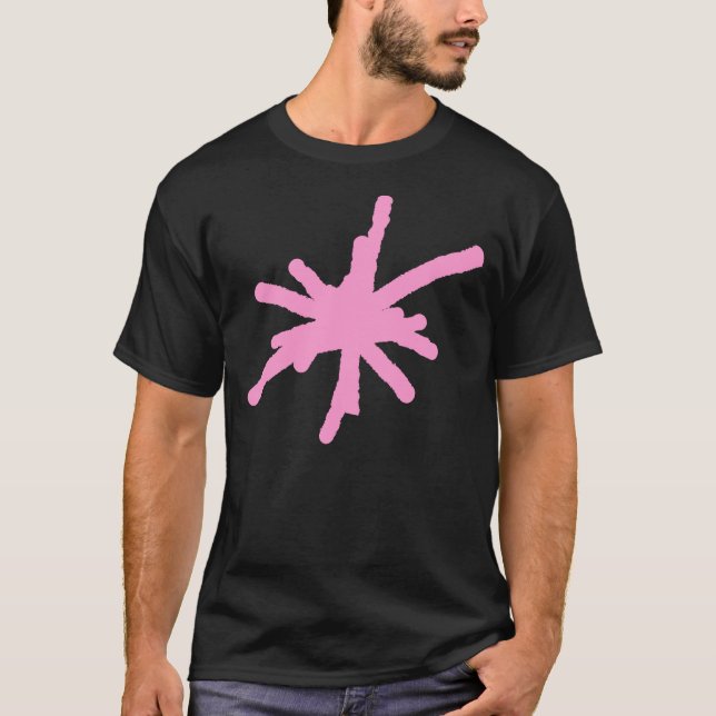 Big Spark - Rosa auf Dunkel T-Shirt (Vorderseite)