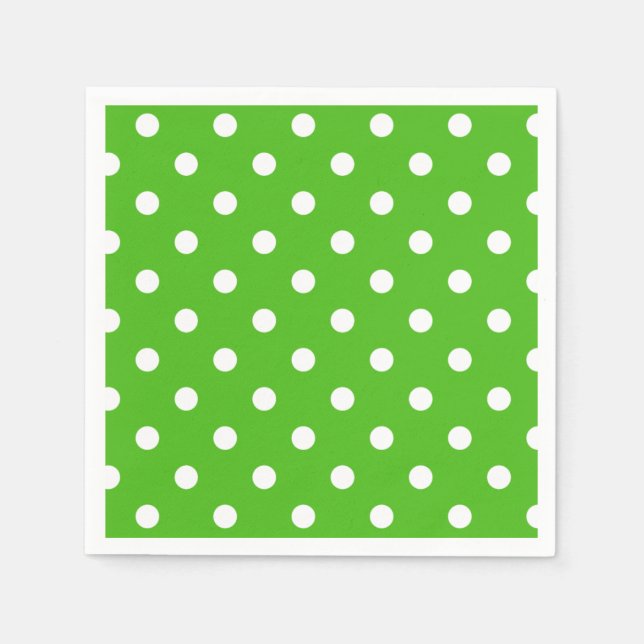 Big Spots Kelly Grünbuch Napkins Serviette (Vorderseite)