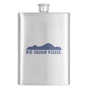 Big Squaw Bitte Flachmann