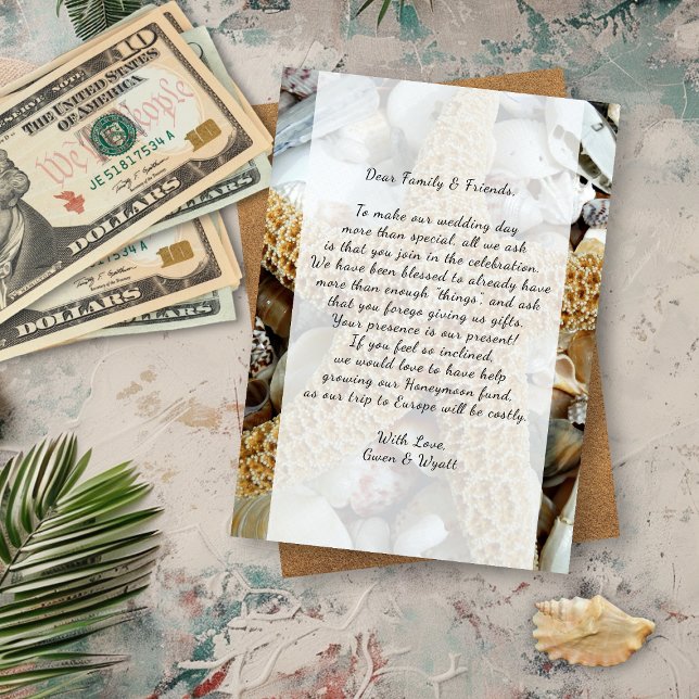 Big Starfish Beach Hochzeitskarte Einladung (Von Creator hochgeladen)