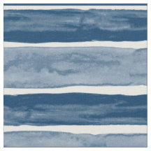 BIG STRIPE Blue Cabana Wasserfarbstreifen