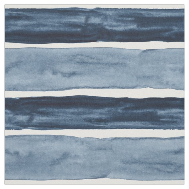 BIG STRIPE-Indigofarben-Streifenmuster Stoff (Muster)