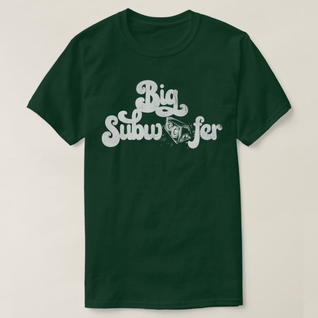 Big Subwoofer BW T-Shirt (Design vorne)
