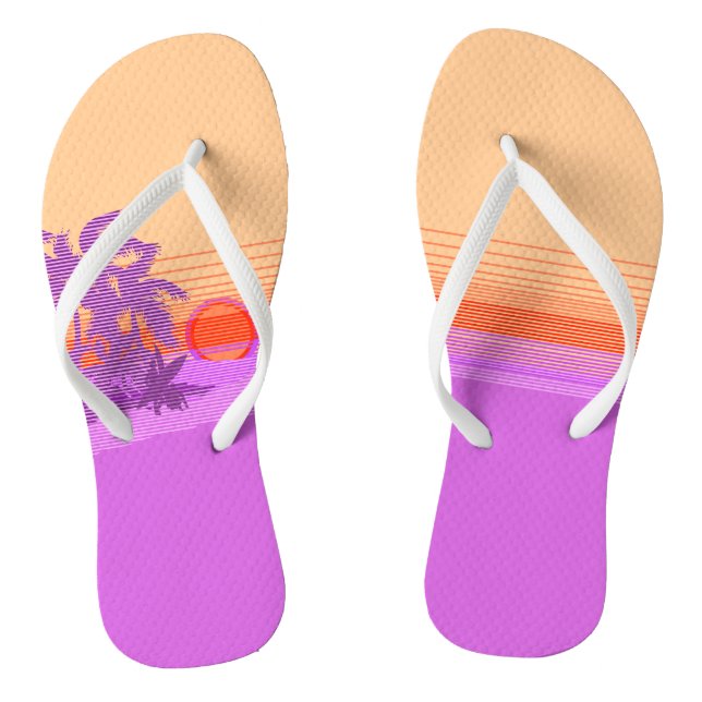 Big Sunset Strip Hawaiian Surfer Flip Flops (Fußbett)