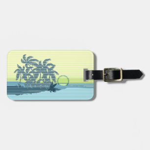 Big Sunset Strip Hawaiian Surfer Gepäckanhänger