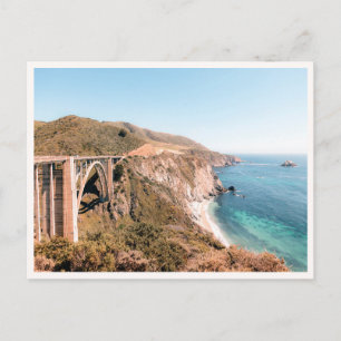 Big Sur Bixby Bridge Pazifikküstenstraße Postkarte
