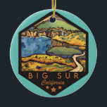 Big Sur California Keramik Ornament<br><div class="desc">Big Sur California Keramik Ornament</div>