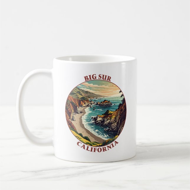 Big Sur California USA Kaffeetasse (Links)