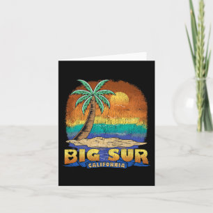 Big Sur California Vintag beängstigend Souvenir Karte