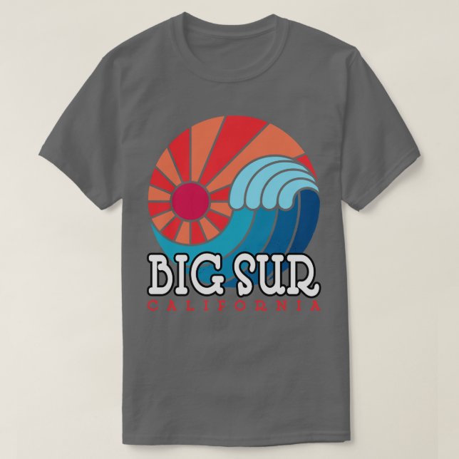 Big Sur California Wave T-Shirt (Design vorne)