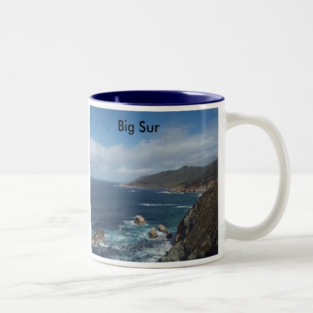 Big_Sur, großes Sur Zweifarbige Tasse (Rechts)