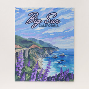 Big Sur Kalifornien Küstenlinie Retro Westküste