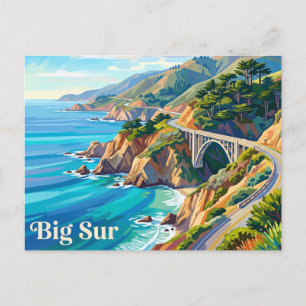 Big Sur Kalifornien Postkarte