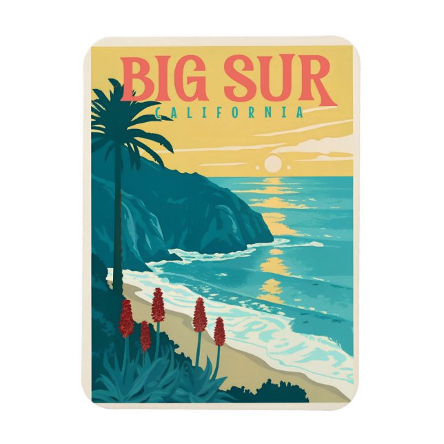 Big Sur - Kaliforniens Schönheit an der Pazifikküs Magnet (Vertikal)