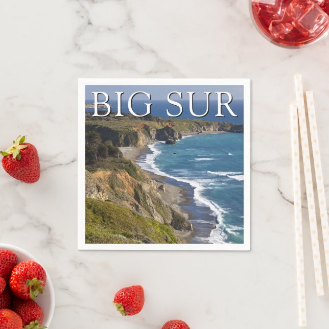 Big Sur Küste | Kalifornien Serviette (Beispiel)