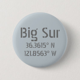 Big Sur Latitude Longitude Button