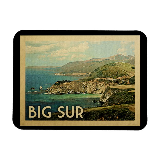 Big Sur Magnet California (Horizontal)