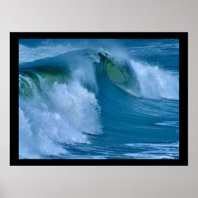 Big Surf Ocean Wave Poster (Vorne)