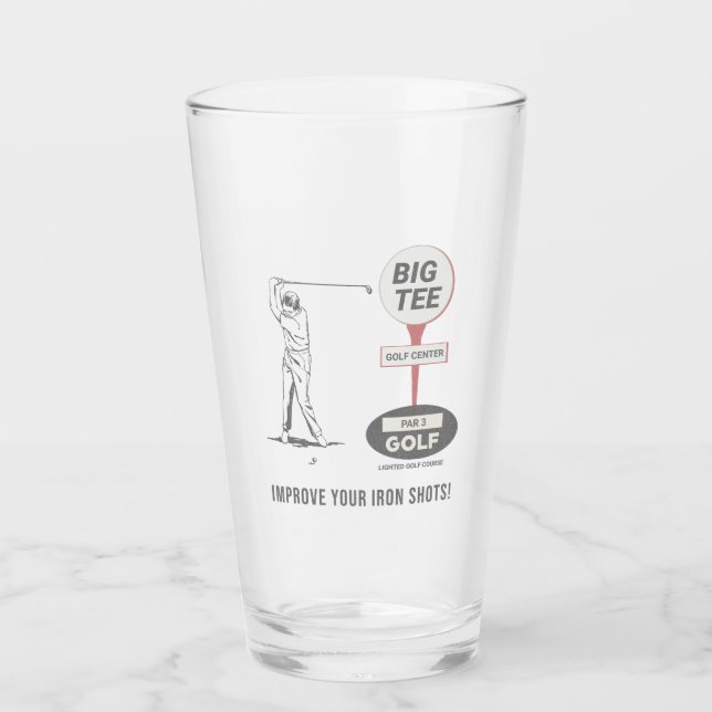 Big T-Shirt Golfplatz La Mirada Glas (Vorderseite)