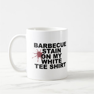 Big Teaser T-Shirts GRILLEN bleibt auf meinem Weiß Kaffeetasse