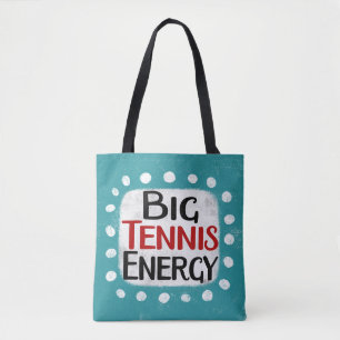 Big Tennis Energy Tote Bag Tasche