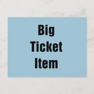 Big Ticket Postkarte