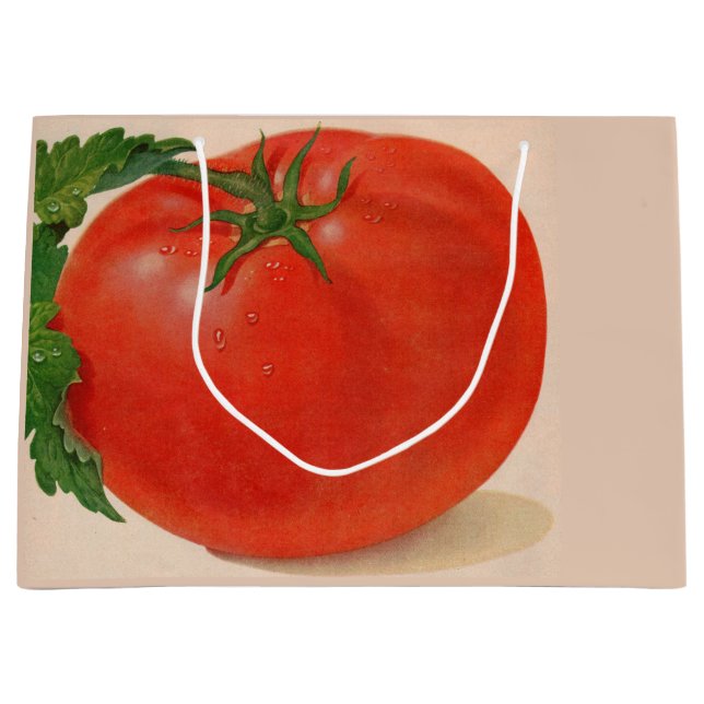 BIG Tomatenprint Große Geschenktüte (Vorderseite)