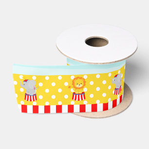 Big Top Circus Karneval Geburtstag in Rot Satinband