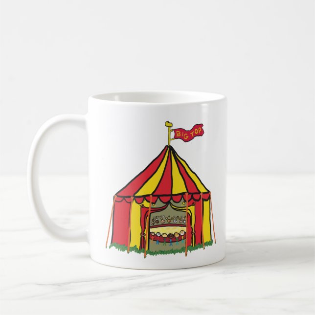 Big Top Circus Zelt Kaffeetasse (Links)