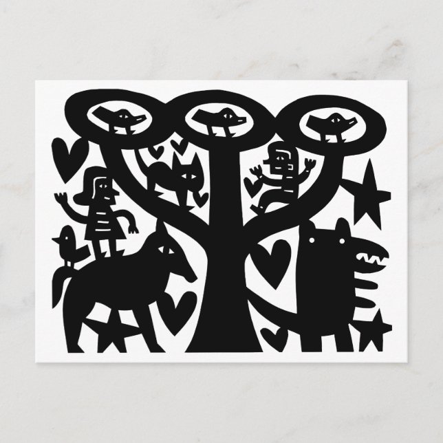 Big Tree Postkarte (Vorderseite)