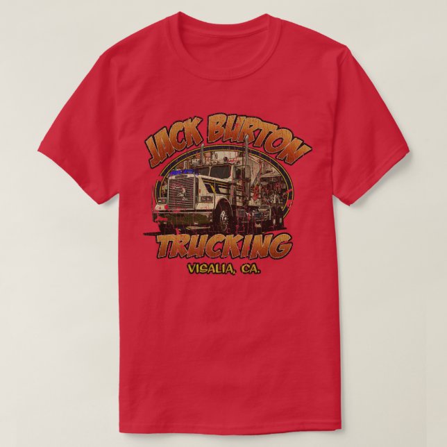 Big Trouble In Little China Jack Burton Trucking 1 T-Shirt (Design vorne)