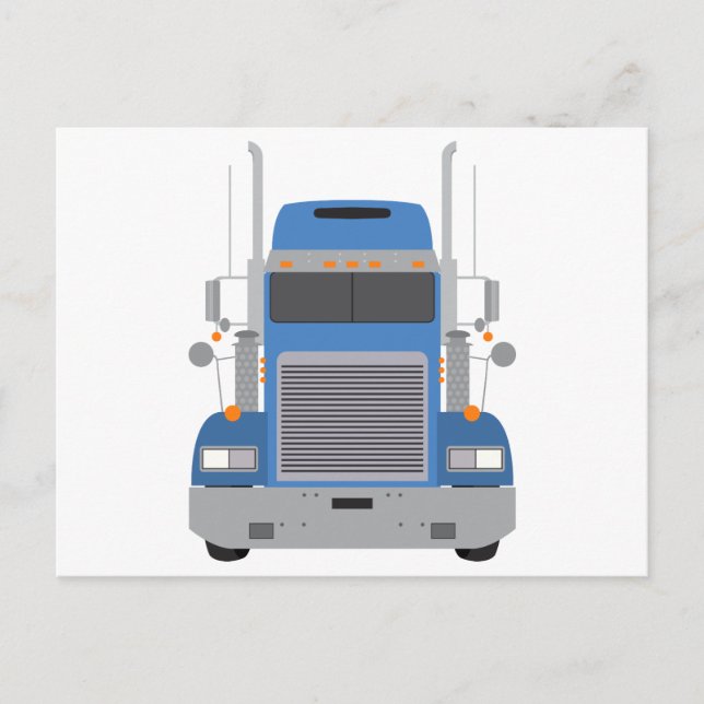 Big Truck Postkarte (Vorderseite)