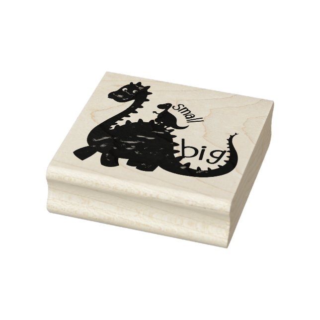 Big und Dinosaurier Gummistempel (Stempel)