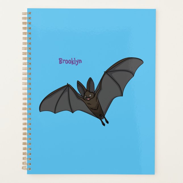 Big vampire bat cartoon illustration  planer (Vorderseite)