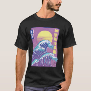 Big Wave Anime Ga Otaku Japanische Vaporwave T-Shirt