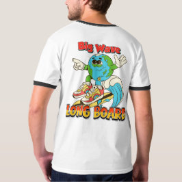 Big-Wave-Longboard-Surfing-T-Shirt  T-Shirt